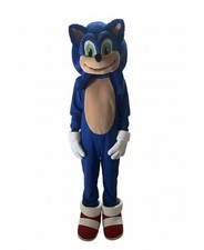 Sonic Ispired Cosplay Fursuit Einzelstück Hedgehog Furry Maskottchen Kostüm Hand