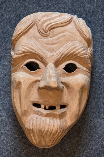 Maske holzmaske holzlarve - holzmaske,