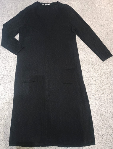Langer damen strickmantel - langer,