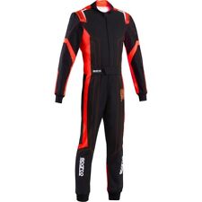 Sparco Rennsportoverall THUNDER Advanced CIK/FIA Approved  Overall Schwarz/rot