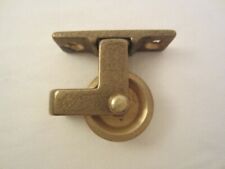 UMLENKROLLE FLASCHENZUG MESSING MASSIV ALT ANTIK PATINA DRGM BOOT SCHIFF MARITIM