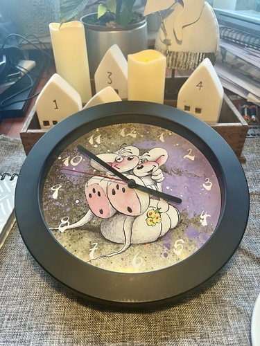 Diddl maus uhr wanduhr - diddl, retro