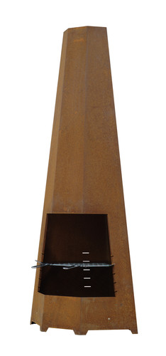 Grillkamin helge corten stahl - corten,