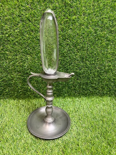 Antike zinnlampe mit - antike,
