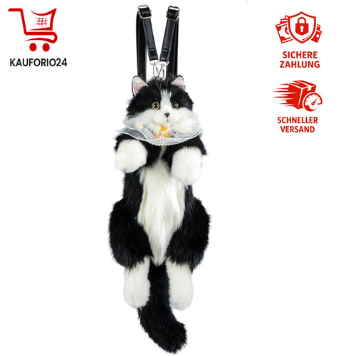 Plüsch rucksack katzenform - plüsch,