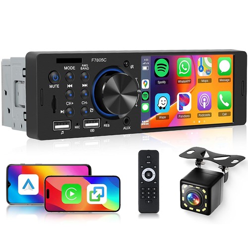 Autoradio 1din bluetooth - 4",