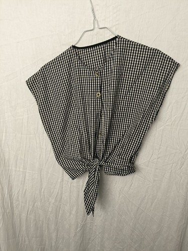 Bluse kariert schwarz - bluse,