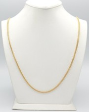 585 Gold Damen Kette 55cm Fuchsschwanz NEU 14 Karat Gelbgold Halskette 6,49g