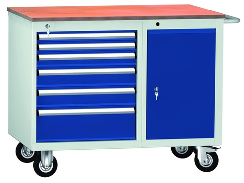Fahrbare werkbank mit - werkbank,