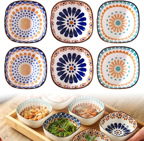 Dipschalen keramik 6er set - dipschalen,