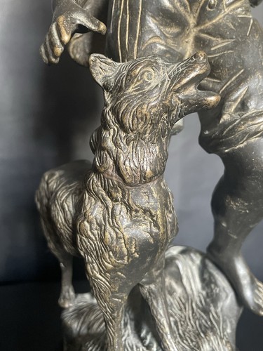 Antike bronze statuen pärchen - antike,