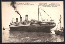 Ansichtskarte Dampfer Ile de