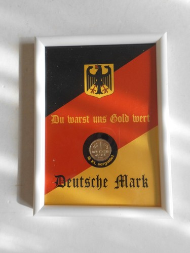 Vergoldet deutsche mark - 18,