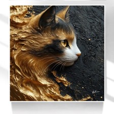 Leinwand bild katze - leinwand, moderne