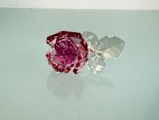 Swarovski Figur 5094612 liegende Rose Rosa 8,5 cm. Top Zustand 
