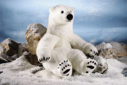 Kösen stofftier eisbär weiß - eisbär,