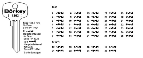 Dm126r silca 1363 - 1363%/0, bis