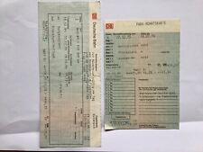 DB Bahn Park-Monatskarte 12/1995 Kulmbach u. Rail und Fly Ticket FRA 1995 LOT