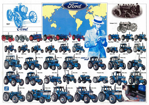 Oldtimer ford new holland - new,
