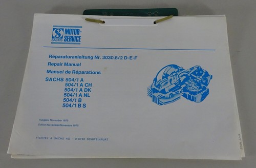 Reparaturanleitung sachs motor - reparaturanleitung,