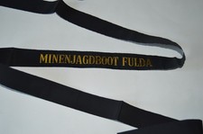 Mützenband der Bundesmarine."MINENJAGDBOOT FULDA"