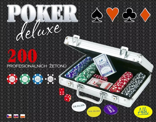 Poker deluxe 200 chips - deluxe,