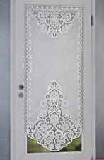 Tür-Gardine Scheibengardine Balkon-Tür Wohnungstür Panneau ca 160 x 60 cm NEU