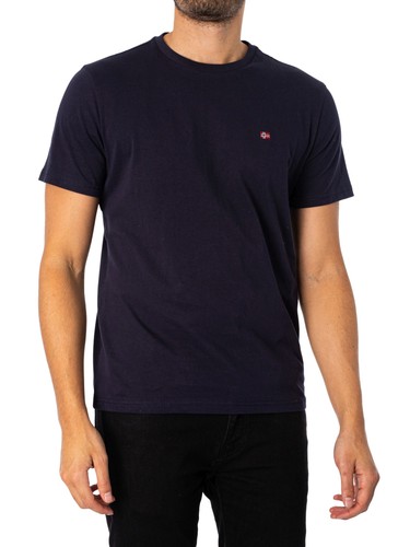 Napapijri salis shirt blau - napapijri, salis-t-shirt,