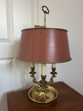 Bouilotte Lampe Tole Rot