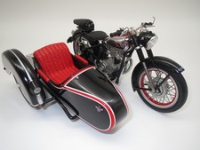 Schuco Horex Reqina mit Beiwagen (schwarz/rot) 1:10 ohne Verpackung !!!