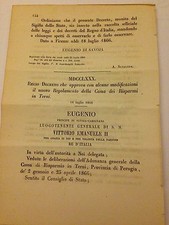 REGIO DEKRET 18 Juli 1866 Sparschrank In Terni - 462