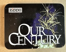 Zippo Etui LEER  OUR  CENTURY