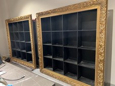 Prunkvolles Regal Mit Geschnitzten Rahmen Holz Mit Blattgold