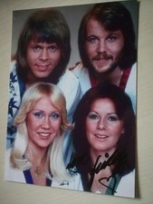 Abba orig autogramm auf 13 - abba,
