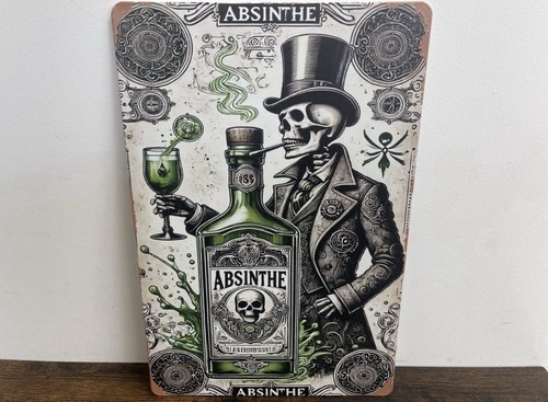 Absinthe blechschild 30cm - 20,