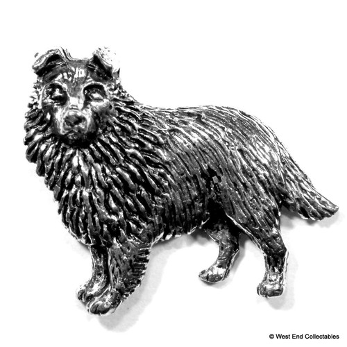 Sheltie hund zinn anstecknadel - hund,