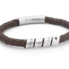 Herrenarmband Gravur LOOP MEN