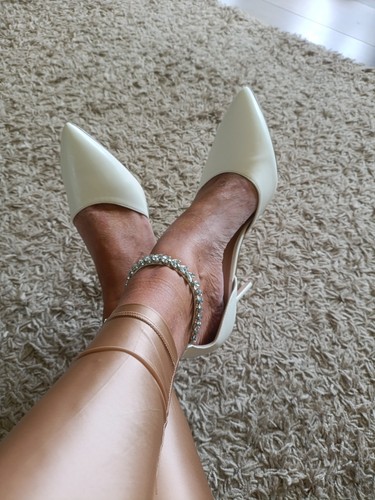 High heels anna field white - high,