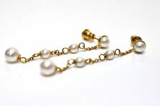 Skagen Damen Ohrhänger Ohrringe GOLD HOOP CHAIN DA JESG035 17-BX3259/574