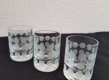 Ingrid Glas Polka Dots Punkte 70er Jahre - 3x Schnapsglas