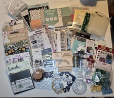 Stempel - Stanzschablonen -Prägefolder - Papier - Konvolut Bastelset Bastelpaket