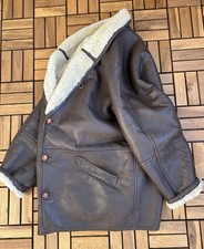 Vintage Lammfell Lederjacke