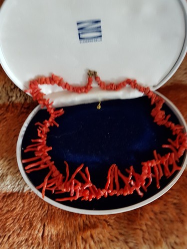 Originale korallenkette mit - originale,