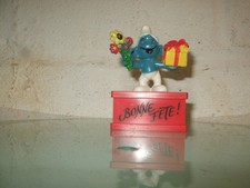 GeschenkSchlumpf   Schlumpf französisch Dreirecksockel Sockel Schlumpf Schlümpfe