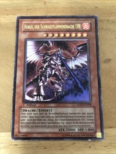 Yugioh Karte Horus, der Schwarzflammendrache LV8 Ultimate Rare SOD-DE008