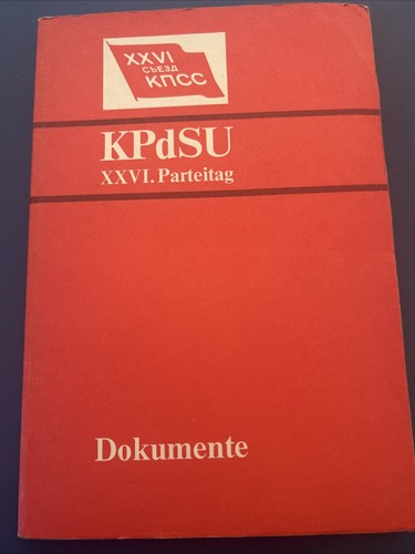 Xxvi parteitag kpdsu 1981 - kpdsu, |