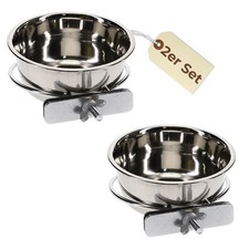 2er Set Edelstahlnapf zum