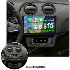 Für Seat Ibiza IV 6J 2009-2013 Android 15 Carplay Autoradio GPS RDS NAVI BT WIFI