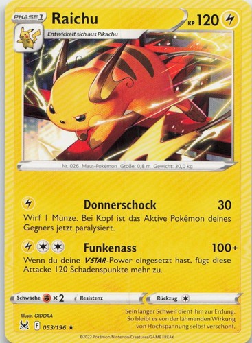 Pokémon raichu verlorener - raichu,