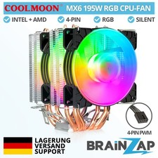 Coolmoon cpu kühler mx6 dual - coolmoon,